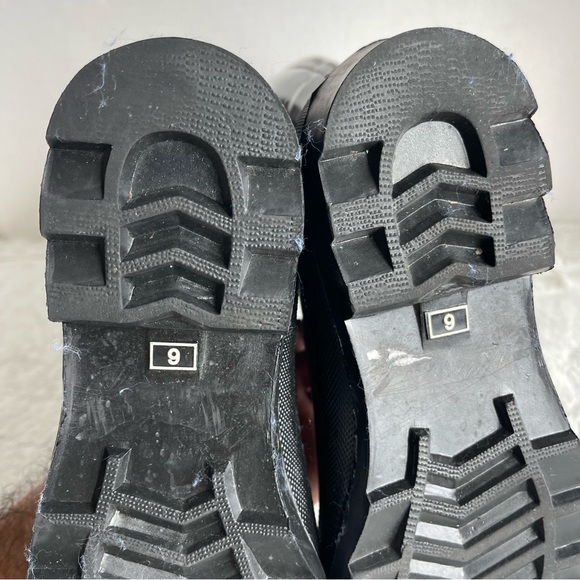 Tommy Hilfiger Black Rubber Rain Boots Women size 6M - Picture 9 of 16